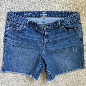 Liz Claiborne Blue Denim Women Shorts